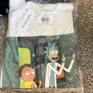 Mens white medium PACSUN new shoes new in plastic and tags still attached.